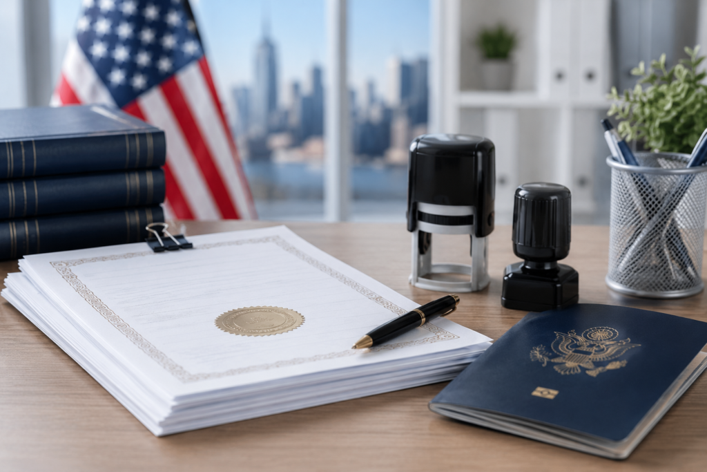 Перевод для визы США