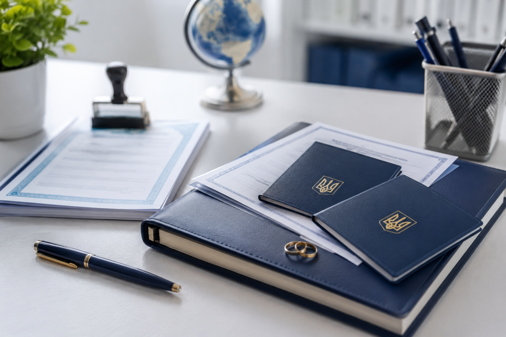 Документи, необхідні для державної реєстрації шлюбу