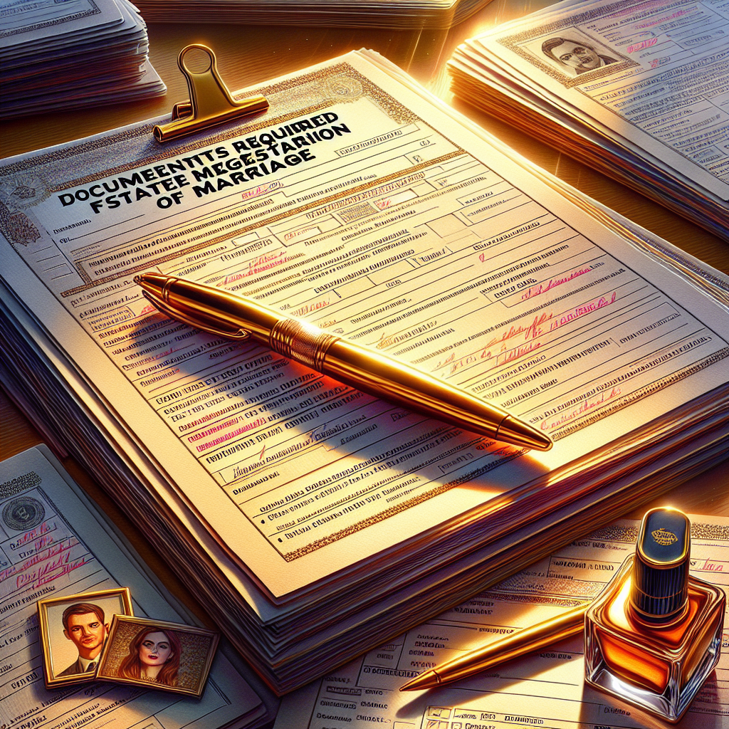 Документи, необхідні для державної реєстрації шлюбу