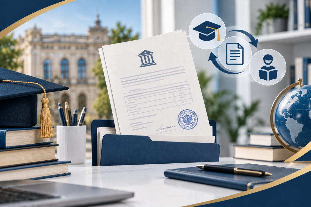 Витребування довідки про навчання