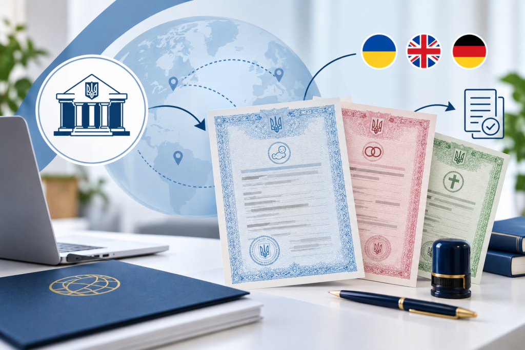 Витребування витягів з ДРАЦС